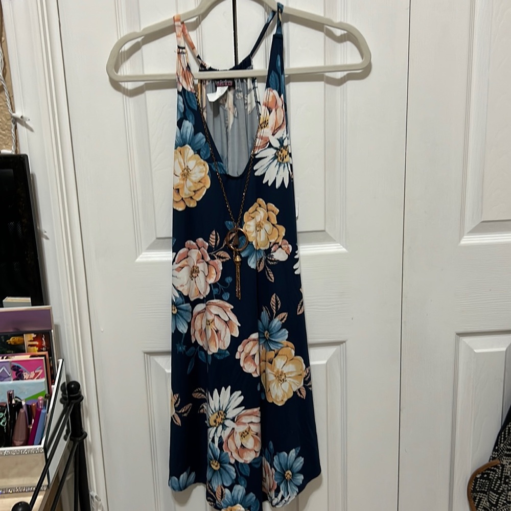 Floral Dress w/ necklace